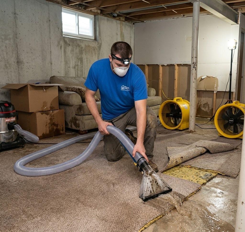 Basement Water Extraction With Basement Water Damage Restoration Philadelphia
